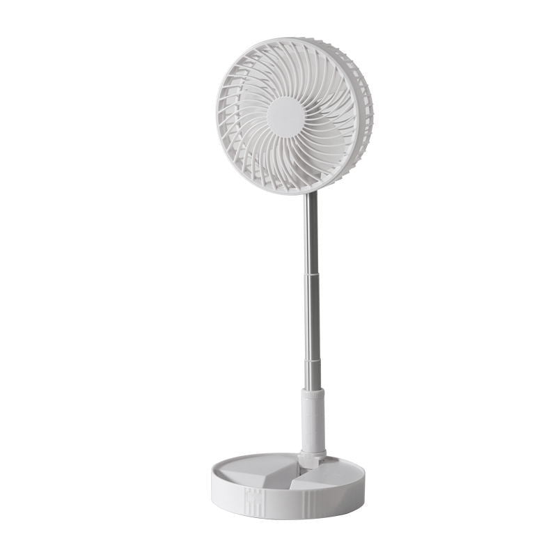 Telescopic Folding Fan with USB Rechargeable Battery