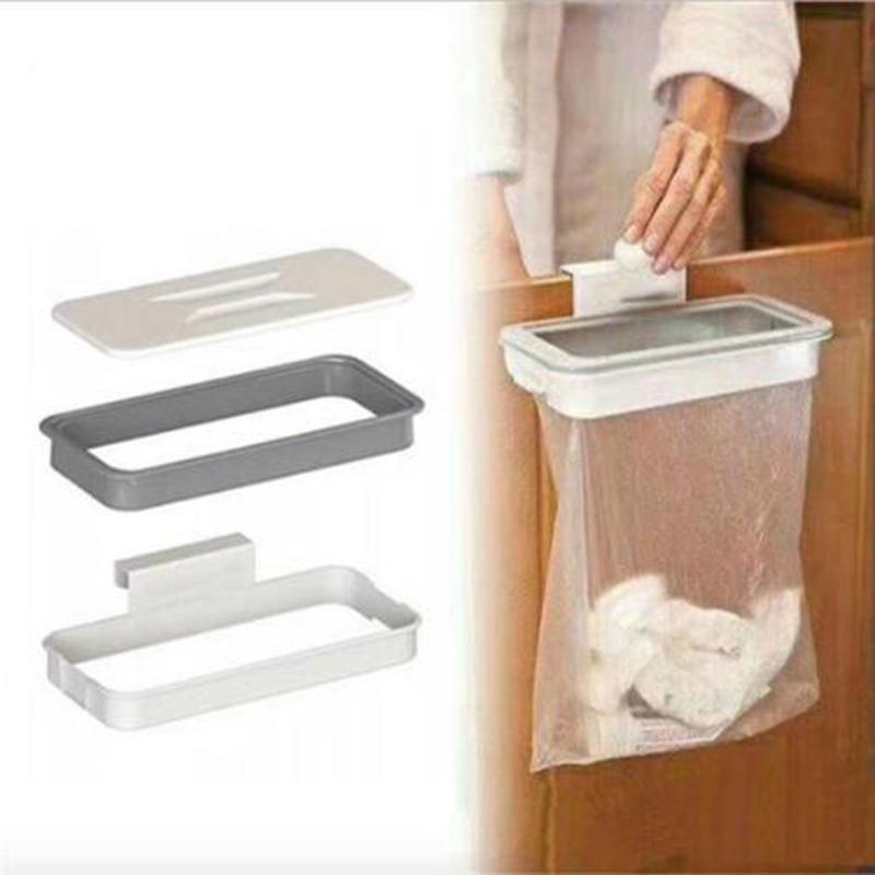 Hanging Trash Bag Holder for Cabinet Door: Hands-Free Use