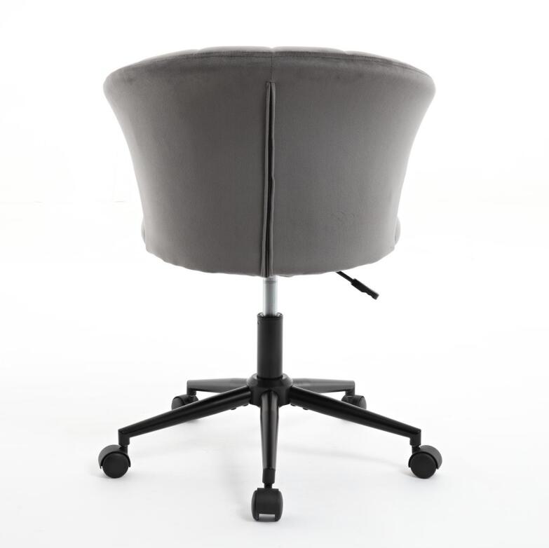 Flower Shape Velvet Swivel Desk Chair for Home Office