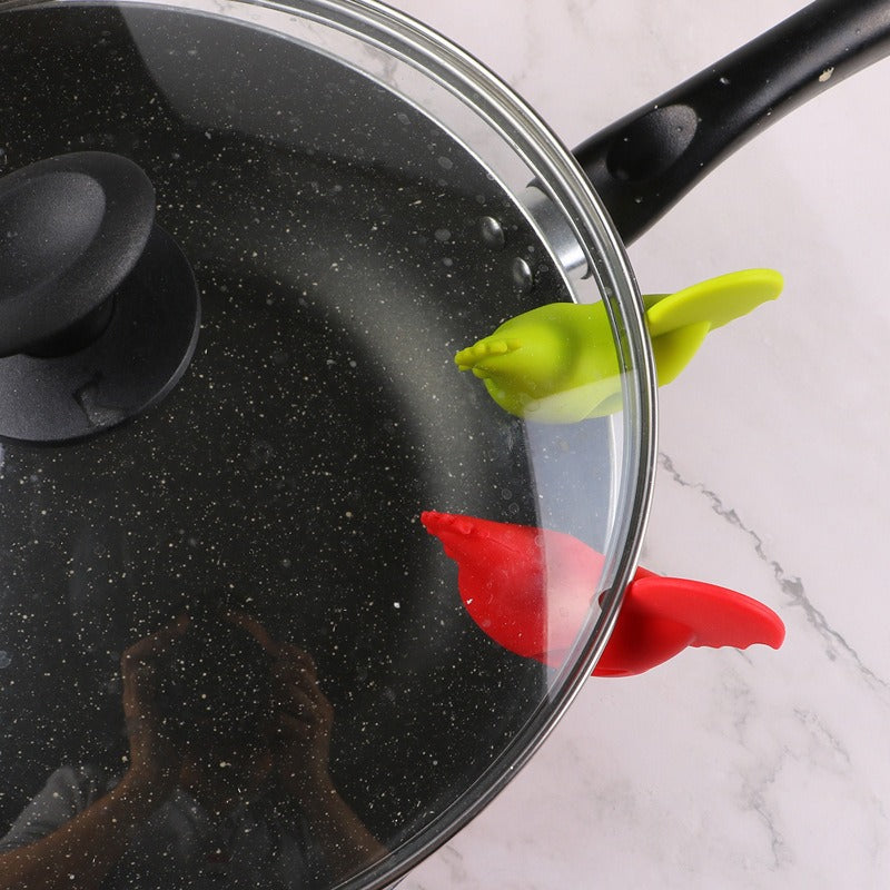 Rooster Pot Clamp Spoon Rest, Spill-Proof Kitchen