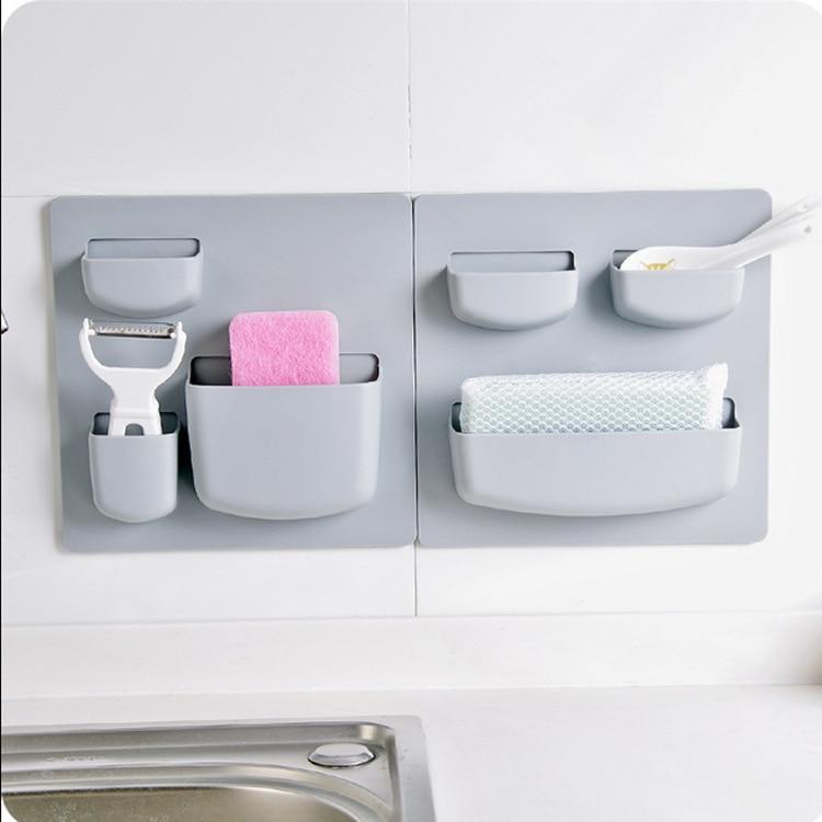 Wall Mounted Storage Organizer for Bathroom and Kitchen