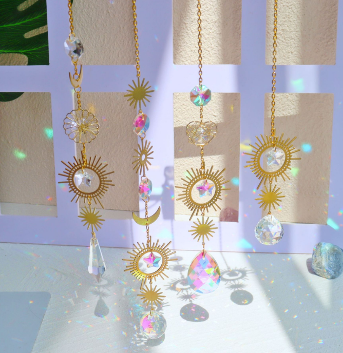 Crystal Sun Catcher Window Decor for Rainbow Light