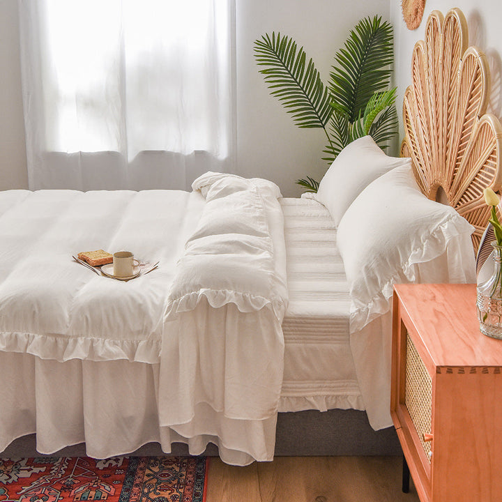 Ruffled Duvet Cover Set for a Softer, Cozier Bedroom