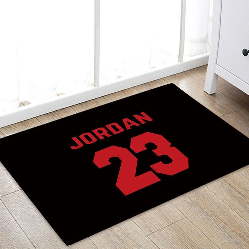 Jordan Basketball Rug - Soft Non-Slip Flannel Bath Mat