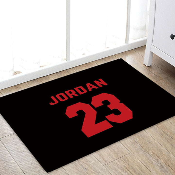 Jordan Basketball Rug - Soft Non-Slip Flannel Bath Mat