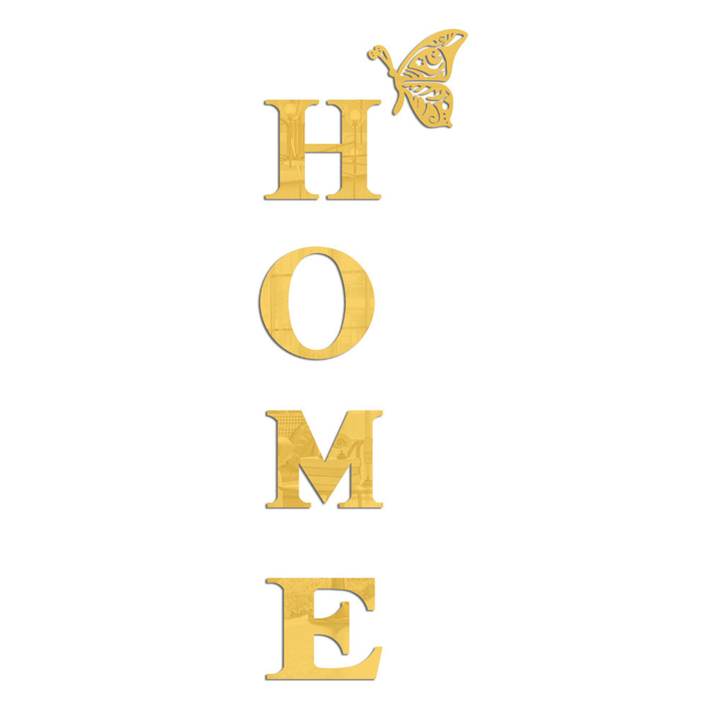 Acrylic Mirror Wall Stickers for Reflective Home Decor