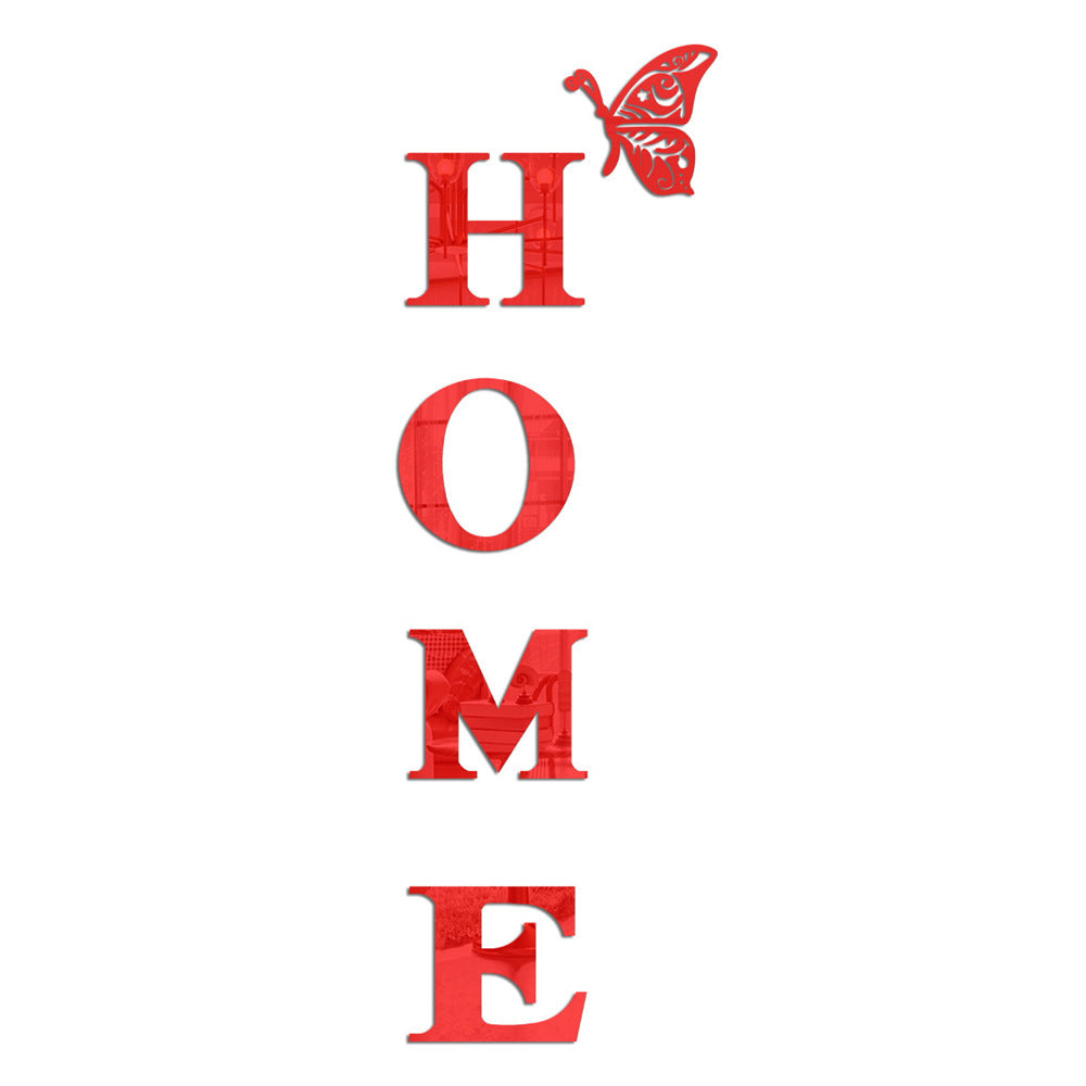 Acrylic Mirror Wall Stickers for Reflective Home Decor