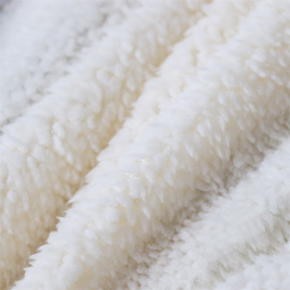 Hooded Blanket with Sherpa Lining, Wearable Crest Print