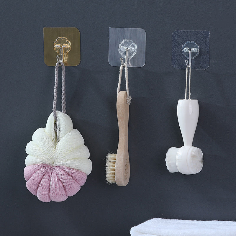 Traceless Adhesive Wall Hook for Renters & Bathrooms
