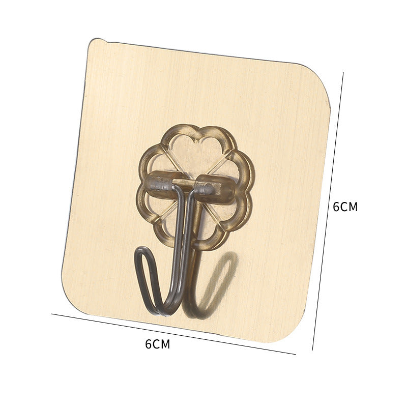 Traceless Adhesive Wall Hook for Renters & Bathrooms