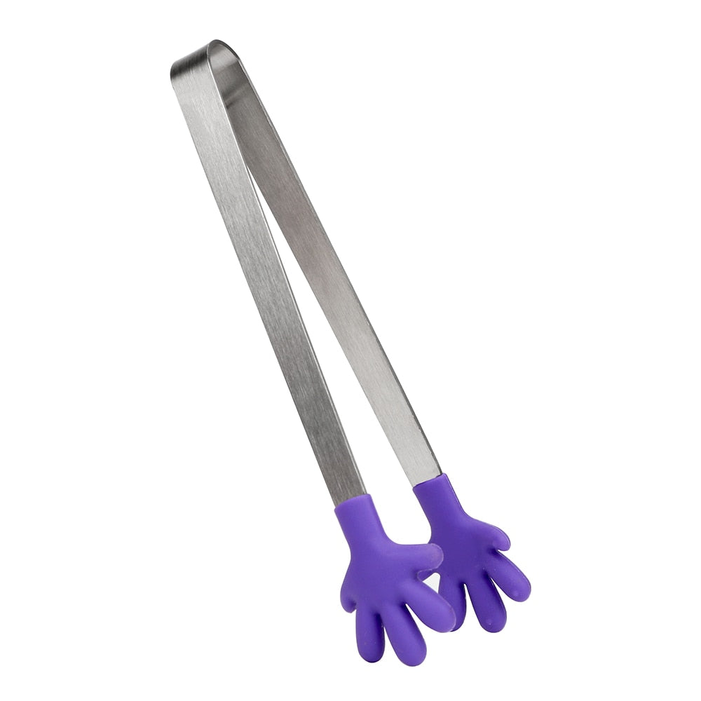 Hand-Shaped Mini Tongs for Snacks & Desserts