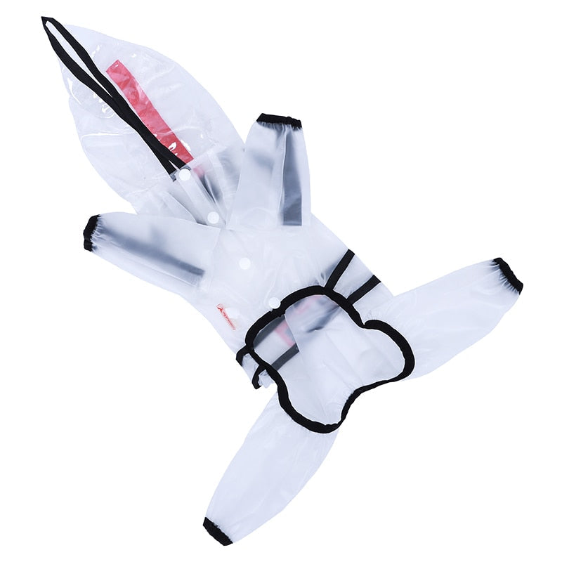 Large Dog Raincoat for Full-Body Waterproof Protection