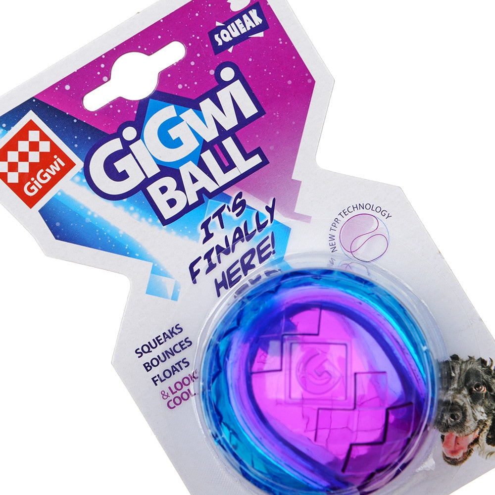 Squeaky Dog Chew Ball for Safe Outdoor Fetch Play
