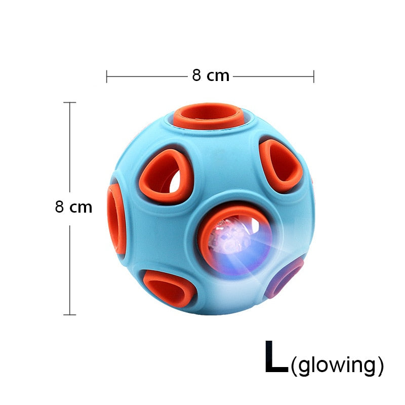 Interactive Treat-Dispensing Dog Ball Toy for Enrichment