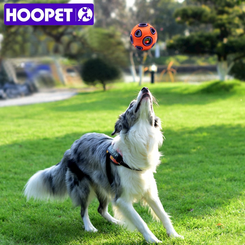 Interactive Treat-Dispensing Dog Ball Toy for Enrichment