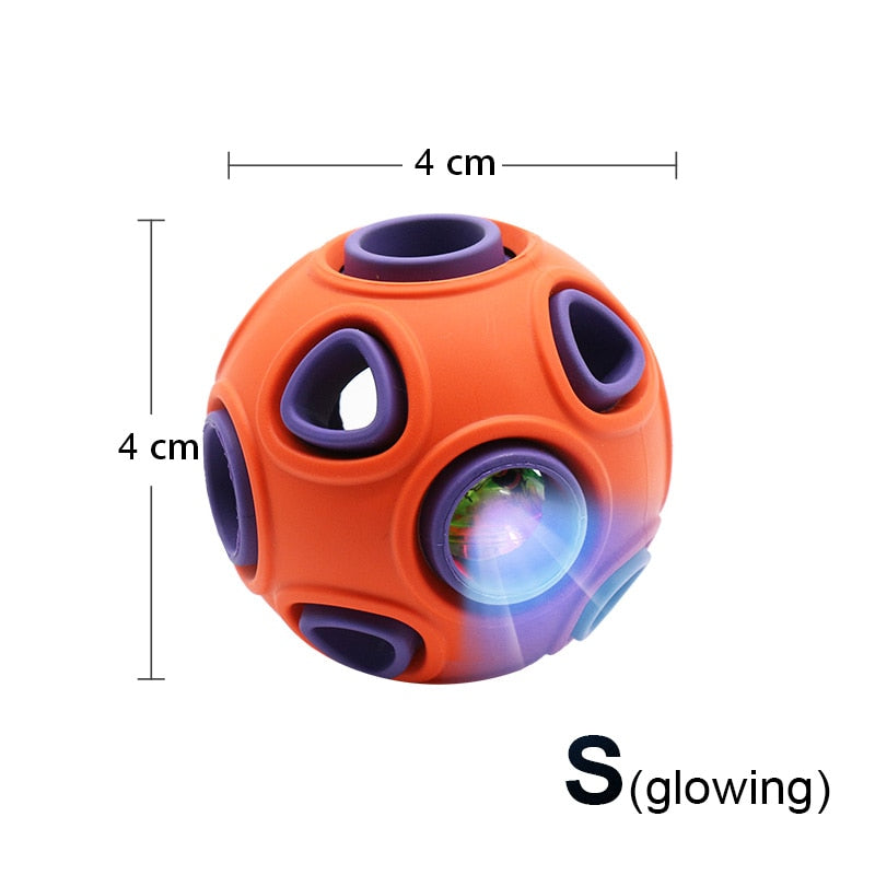 Interactive Treat-Dispensing Dog Ball Toy for Enrichment