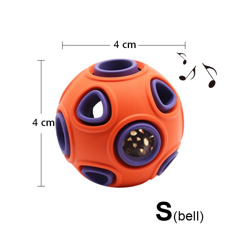 Interactive Treat-Dispensing Dog Ball Toy for Enrichment