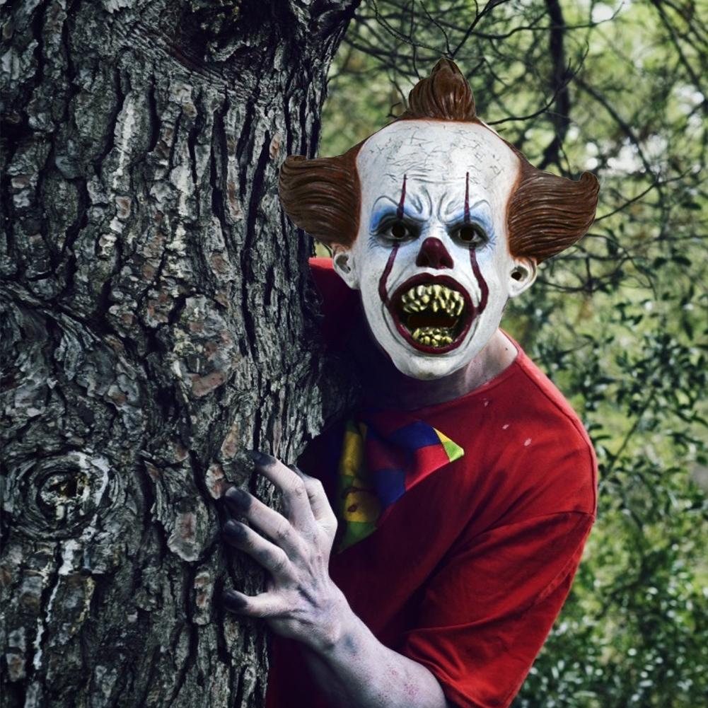 Horrifying Halloween Clown Mask for Scary Costumes