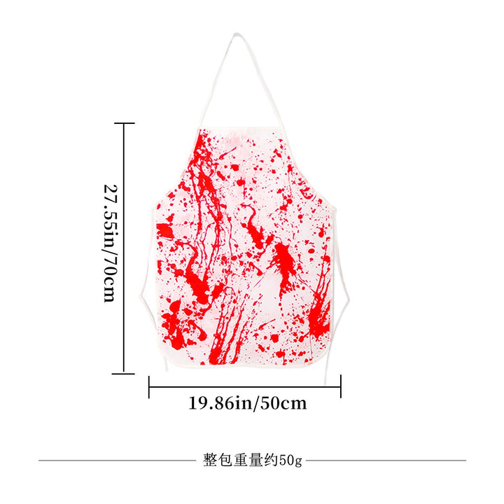 Blood Splatter Costume Set – Apron, Gloves & Socks