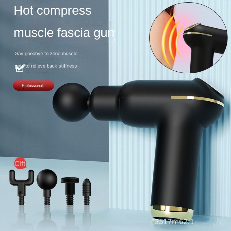 Fascia Gun with Heat Compress for Back & Shoulder Relief