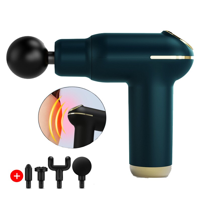 Fascia Gun with Heat Compress for Back & Shoulder Relief