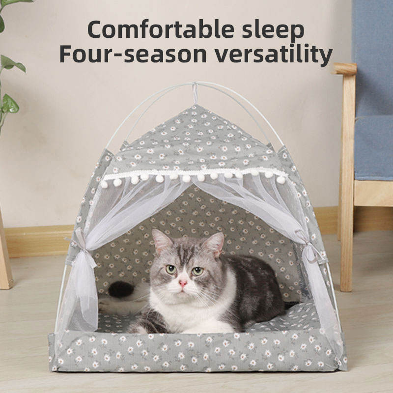 Pet Teepee Tent Bed for Cozy Indoor Sleeping Nooks