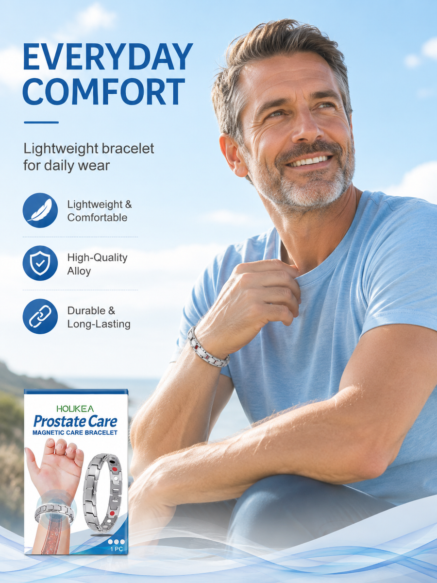 Men's Care Bracelet — Comfortable Fashion, Easy Wear