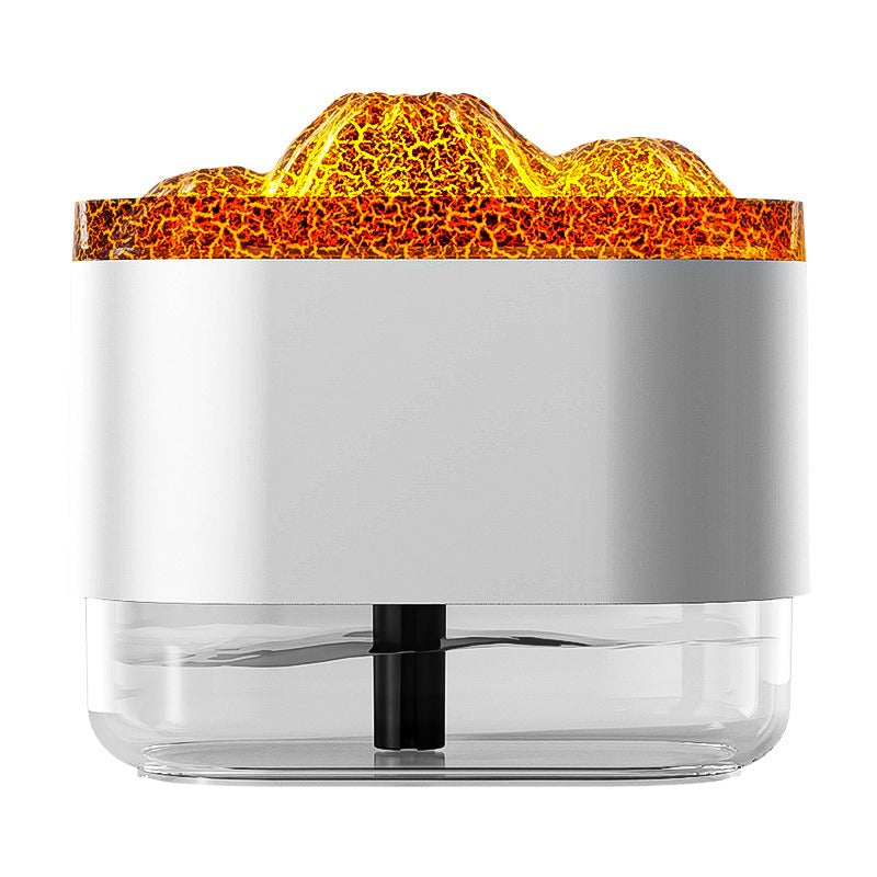 Volcano Lava Humidifier with Warm LED Glow for Bedrooms