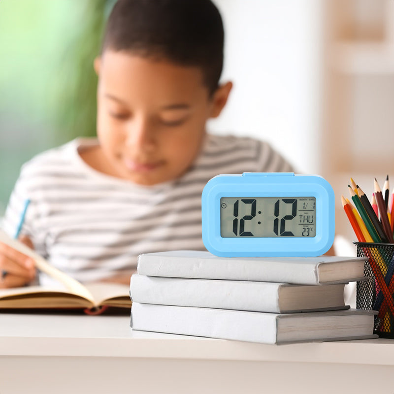 Digital LED Alarm Clock with Calendar & Temperature