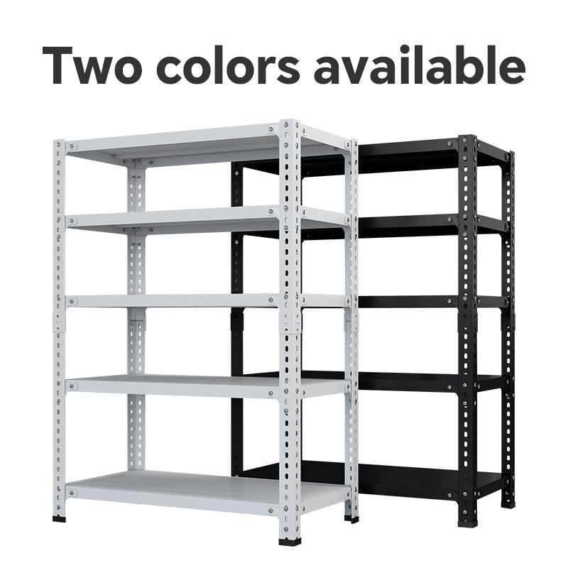 Heavy-Duty 5-Tier Steel Storage Rack, 200 lb Shelves