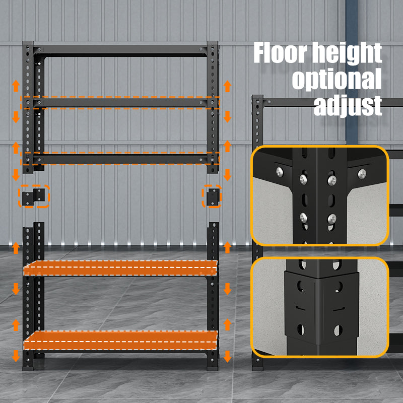 Heavy-Duty 5-Tier Steel Storage Rack, 200 lb Shelves