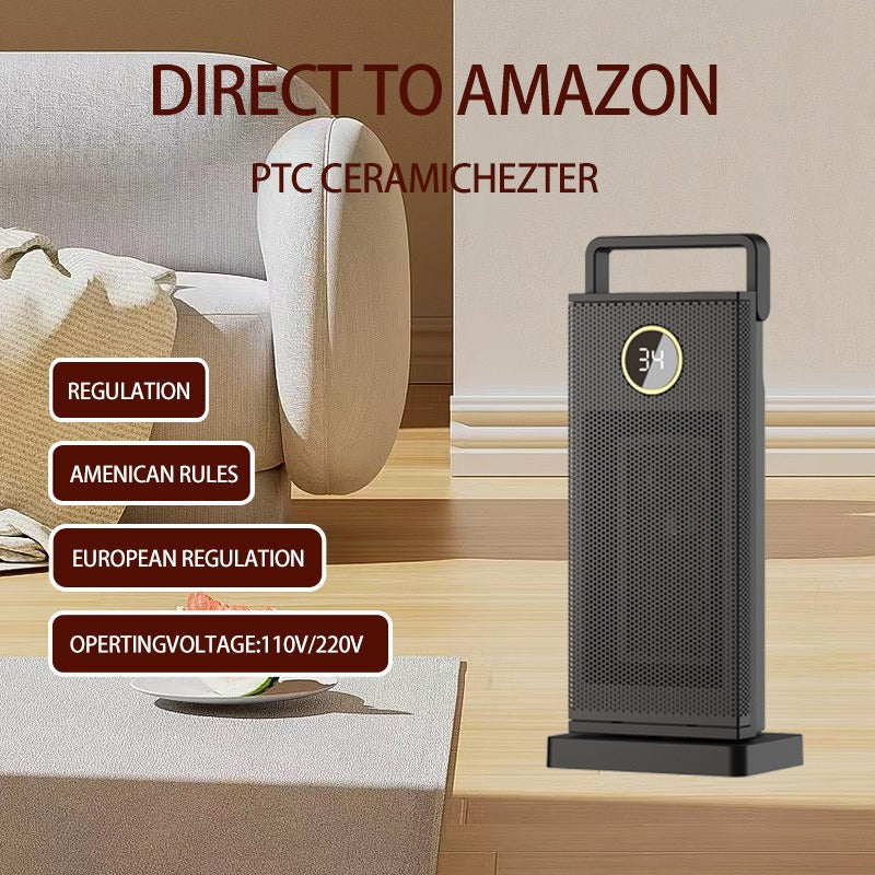 Ceramic Space Heater with Tip-Over & Overheat Protection