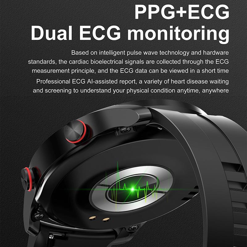 Business Smartwatch with ECG+PPG Heart Monitor & Calls
