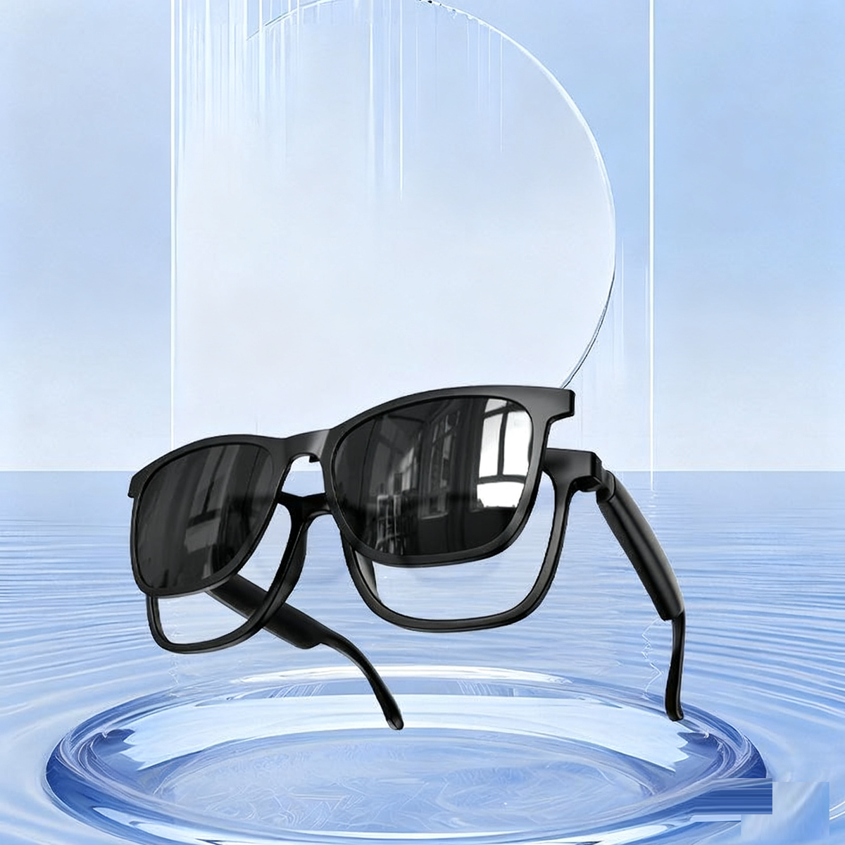 AI Translation Bluetooth Glasses with Open-Ear Audio