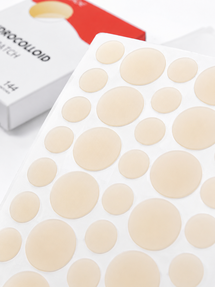 Hydrocolloid Acne Patches – Invisible Pimple Treatment, 144 Count