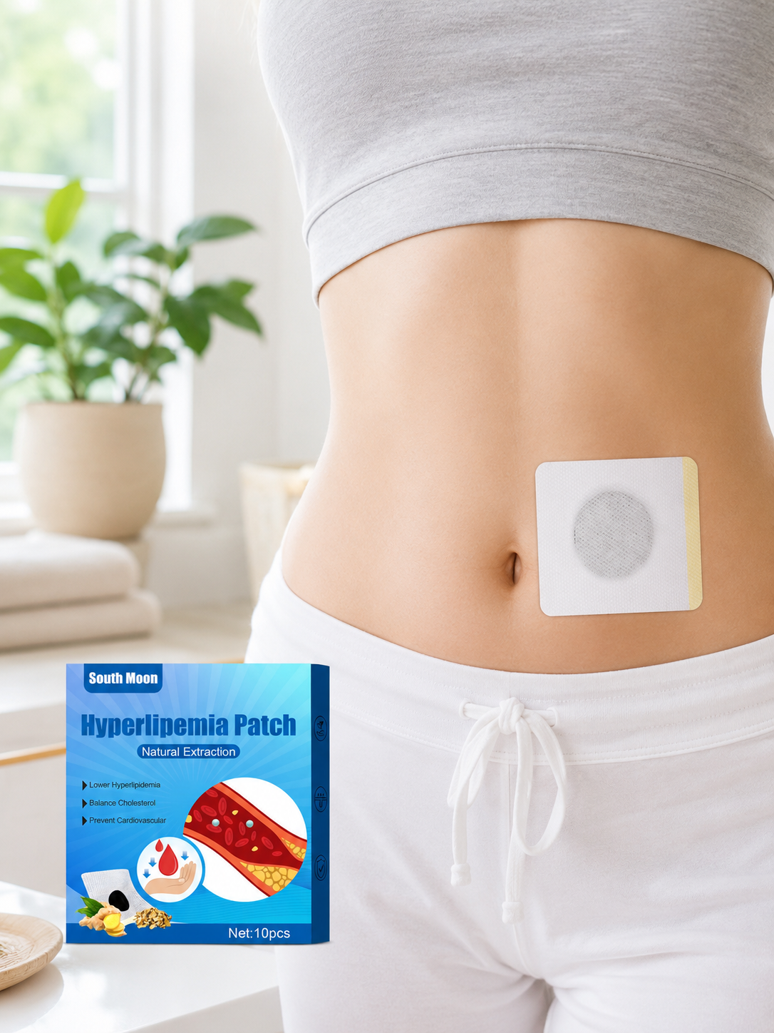 Hyperlipemia Patch — Natural Blood Lipid Balance & Heart