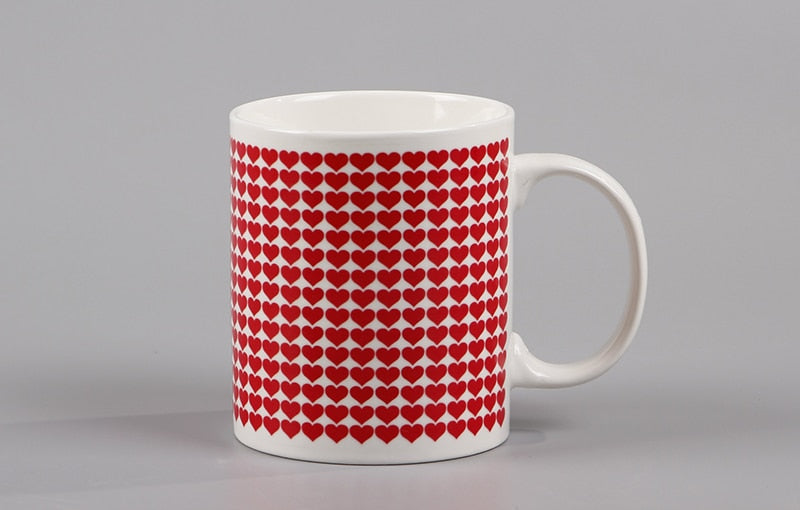 Color Changing Coffee Mug With a Hidden Heart Reveal