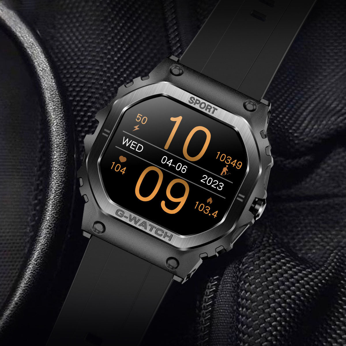 Smartwatch with Bluetooth Calling and Heart Rate Tracking