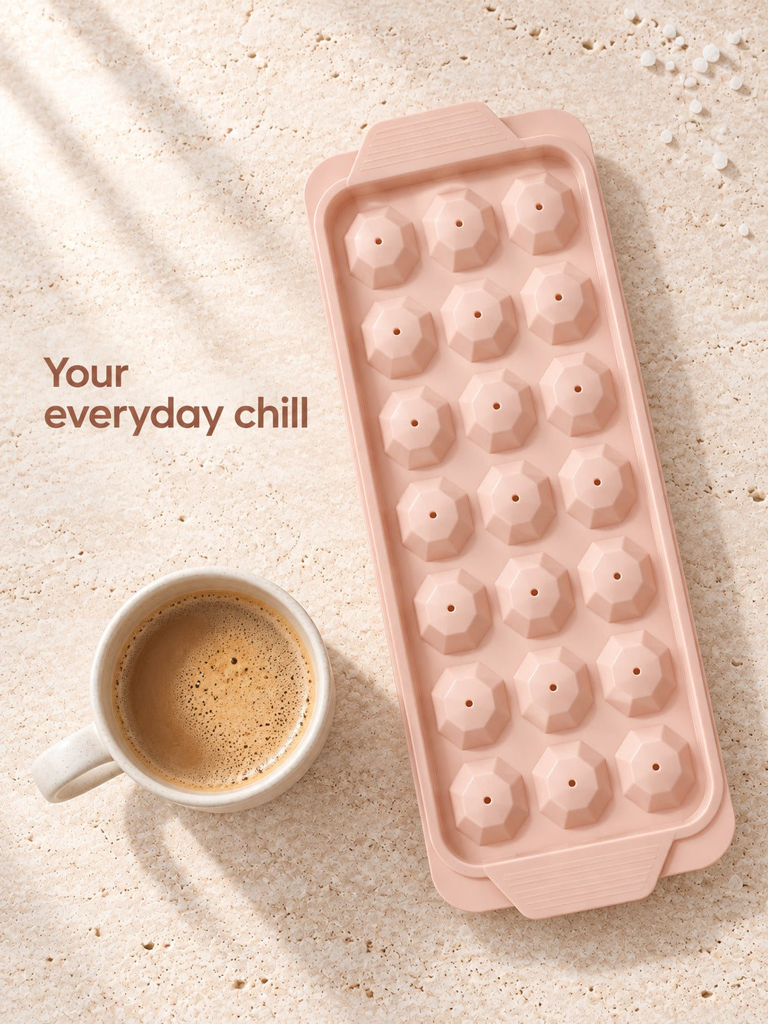 33-Ball Round Ice Mold Tray for Slow-Melt Summer Drinks