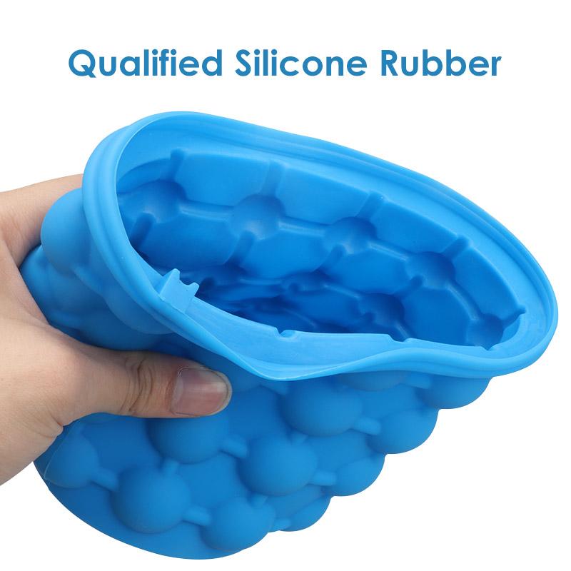 Ice Cube Maker Silicone Bucket for Parties & Picnics