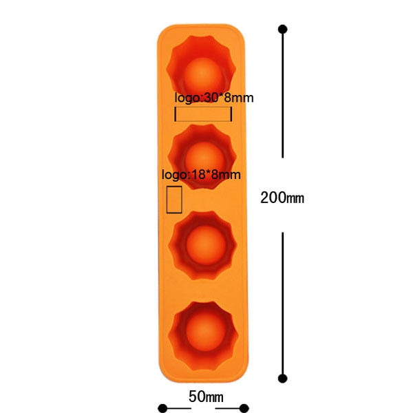 Silicone Ice Shot Glass Mold Tray for Summer Parties