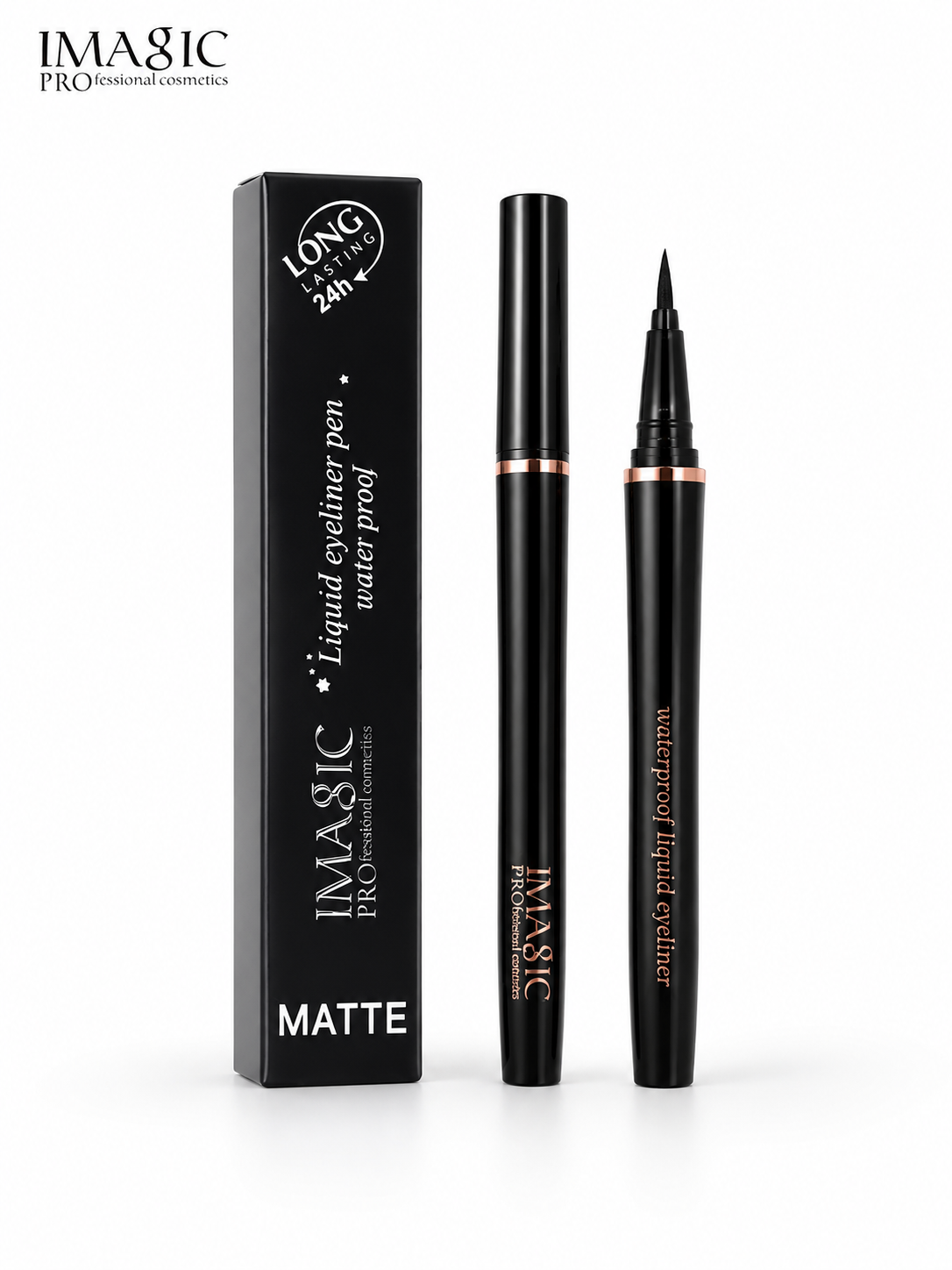 IMAGIC Waterproof Liquid Eyeliner — 24H Matte Precision Pen