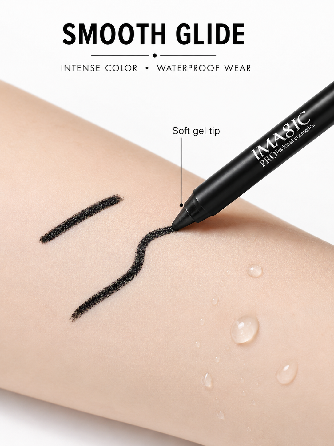 IMAGIC Waterproof Gel Eyeliner Pencil — No Smudge