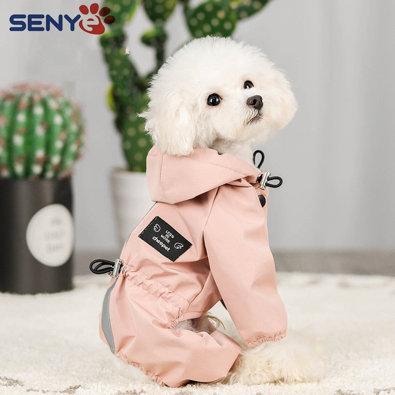 Dog Raincoat | Full-Coverage Reflective Protection