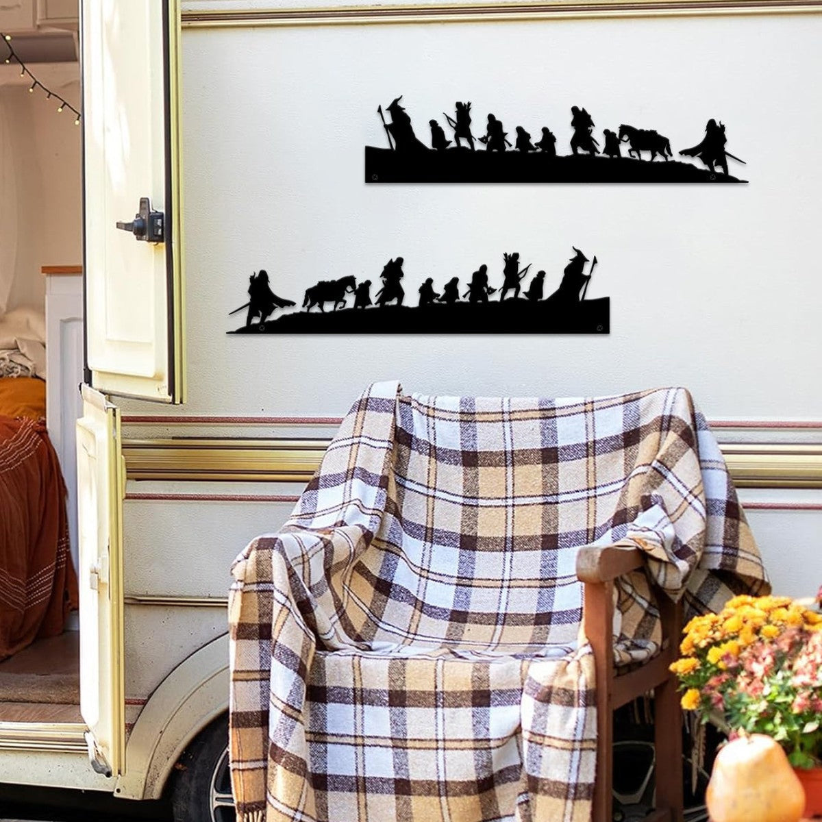 Metal Mountain Wall Art for Adventure-Inspired Rooms