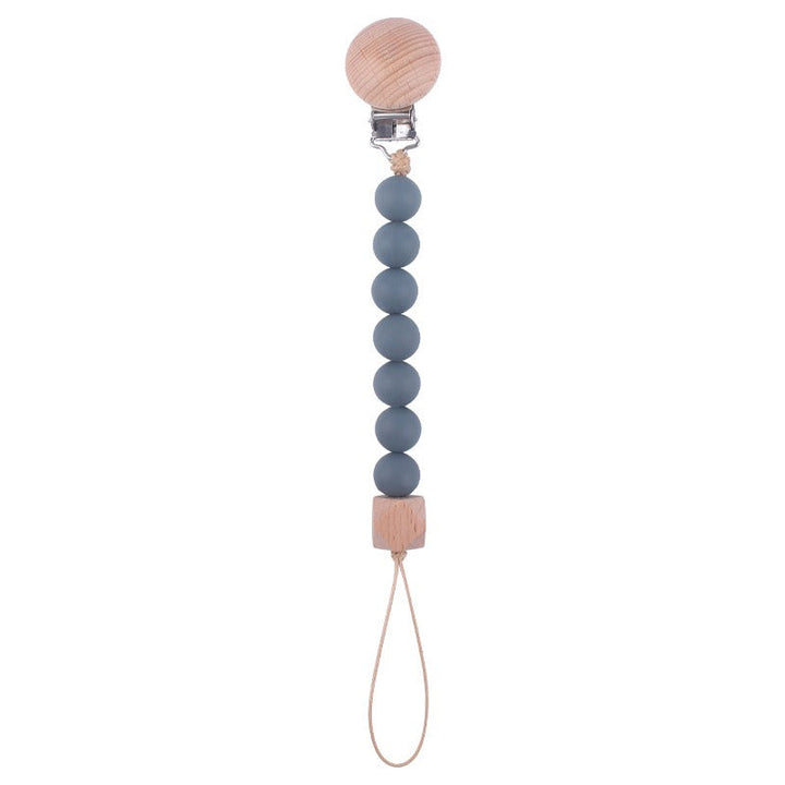 Beech Wood Pacifier Clip for Easy Pacifier Access
