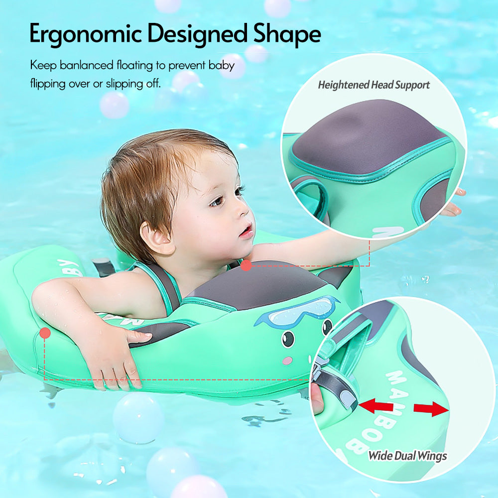 Infant Swimming Float With Head Support And Sunshade