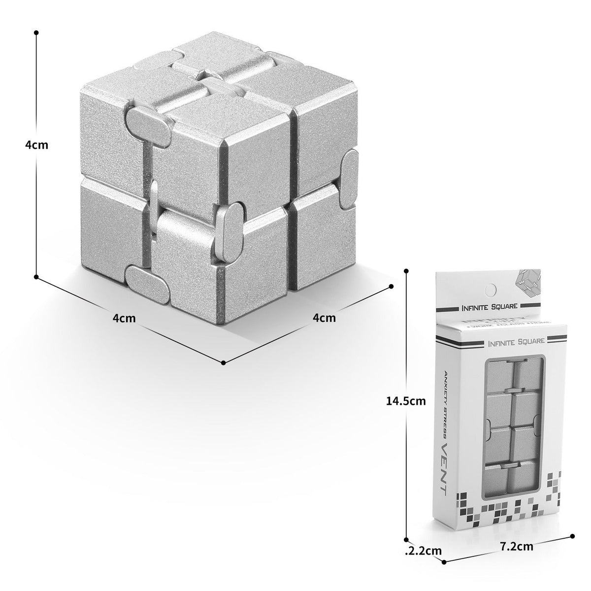 Infinite Rubik's Cube: Pocket Stress Relief Fidget Toy