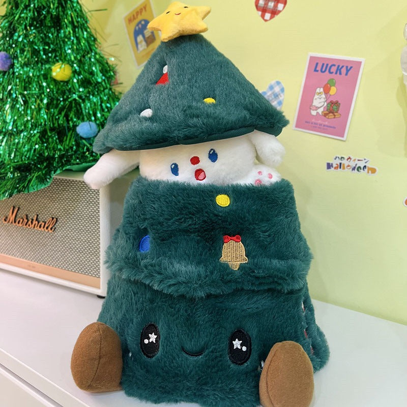 Christmas Tree Pillow Cushion for Cozy Holiday Decor