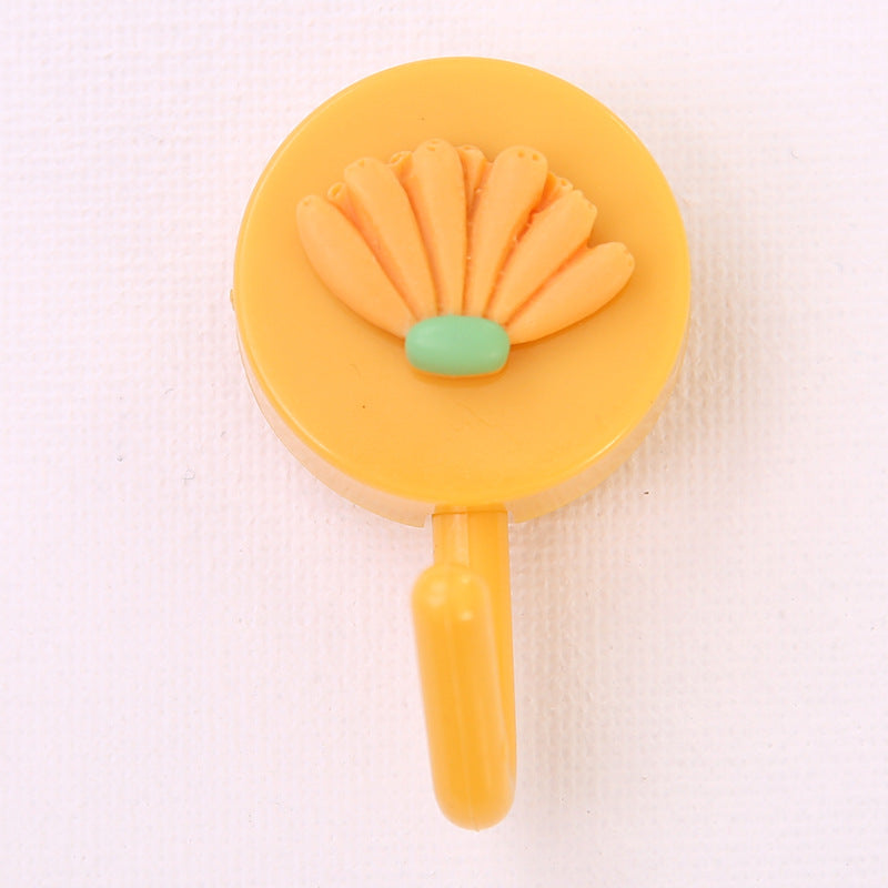 Cute Cartoon Wall Hooks: Nail-Free Adhesive Door Hooks